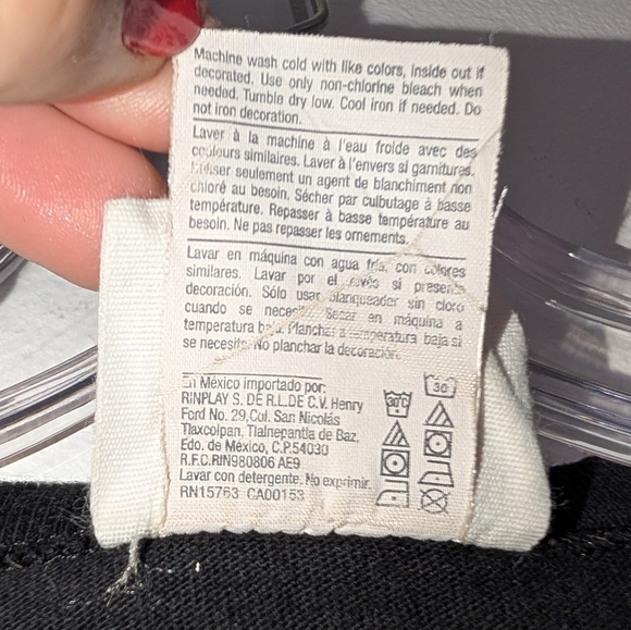 90's Style Champion Black Neon Embroidered Logo T-shirt Unisex Large 100% Cotton - Picture 10 of 11